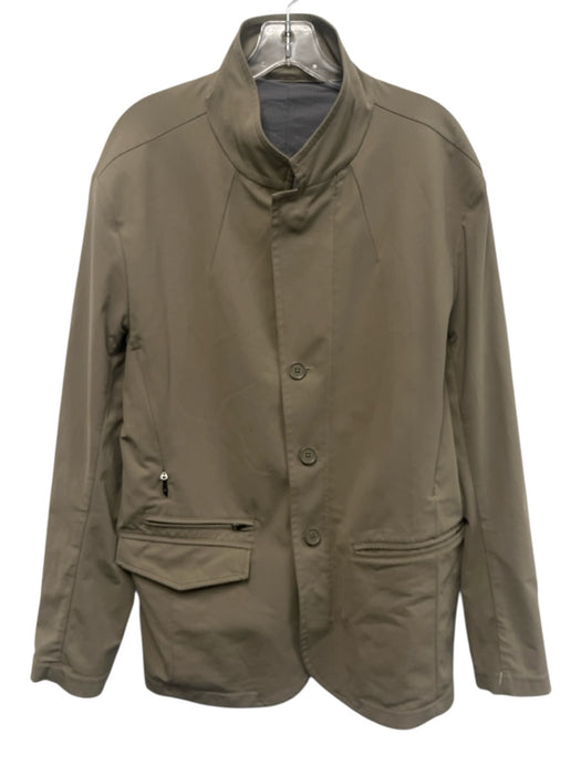 Lululemon Size est 16 Beige Synthetic Solid Blazer Men's Jacket Beige / est 16