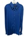 Ralph Lauren Size XXL Blue Cotton Blend Solid Button Up Men's Long Sleeve Shirt Blue / XXL