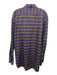 Etro Size 44 Purple & Brown Cotton Abstract Button Up Men's Long Sleeve Shirt Purple & Brown / 44