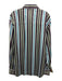 Robert Graham Size XL Brown & Blue Cotton Abstract Button Up Long Sleeve Shirt Brown & Blue / XL
