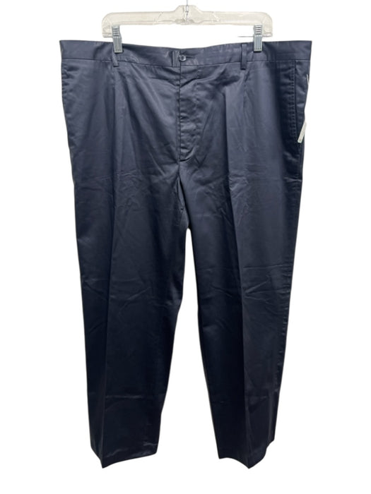 Dolce & Gabbana Size 58 Black Cotton Solid Khaki Dress Men's Pants Black / 58