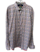 Robert Graham Size 2XL Pink & Green Cotton Abstract Button Up Long Sleeve Shirt Pink & Green / 2XL