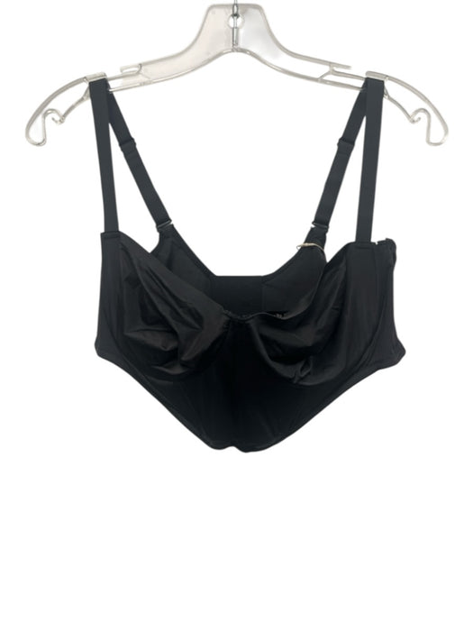 SKIMS Size 40C Black Polyamide Adjustable straps Cupped corset Hook & Eye Bra Black / 40C