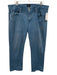 Hudson Size 38 Blue Cotton Blend Solid Khaki Slim Men's Pants Blue / 38