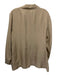 Vince Size 16 Khaki Silk Double Breast Mother of Pearl Buttons Pockets Jacket Khaki / 16