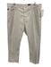AG Size 38 Light Beige Cotton Blend Solid Khaki Slim Men's Pants Light Beige / 38