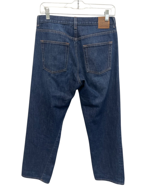 Toteme Size 28 Dark Wash Cotton Denim High Waist Button & Zip Fly Jeans Dark Wash / 28
