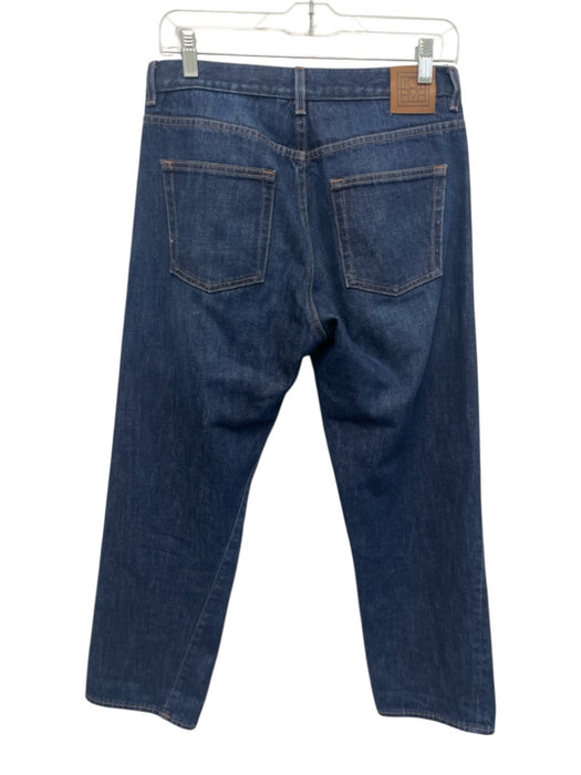 Toteme Size 28 Dark Wash Cotton Denim High Waist Button & Zip Fly Jeans Dark Wash / 28