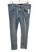 Paige Size 33 Light Wash Cotton Blend Solid Skinny Jean Men's Pants Light Wash / 33