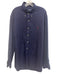 Ralph Lauren Size XXL Navy Blue Cotton Solid Button Up Men's Long Sleeve Shirt Navy Blue / XXL
