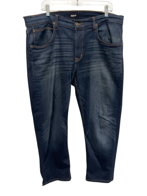Hudson Size 38 Dark Wash Cotton Blend Solid Jean Men's Pants Dark Wash / 38