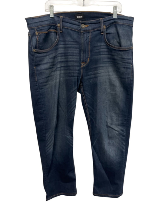 Hudson Size 38 Dark Wash Cotton Blend Solid Jean Men's Pants Dark Wash / 38
