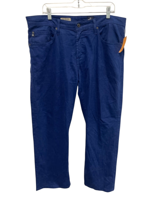 AG Size 36 Blue Cotton Blend Solid Khaki Men's Pants Blue / 36