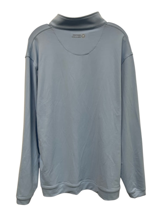 Peter Millar Size XXL Light blue Synthetic Solid Athletic Long Sleeve Shirt Light blue / XXL