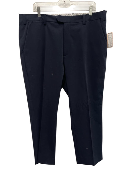 Elie Tahari AS IS Size 38 Black Synthetic Solid Athletic Khakis Men's Pants Black / 38