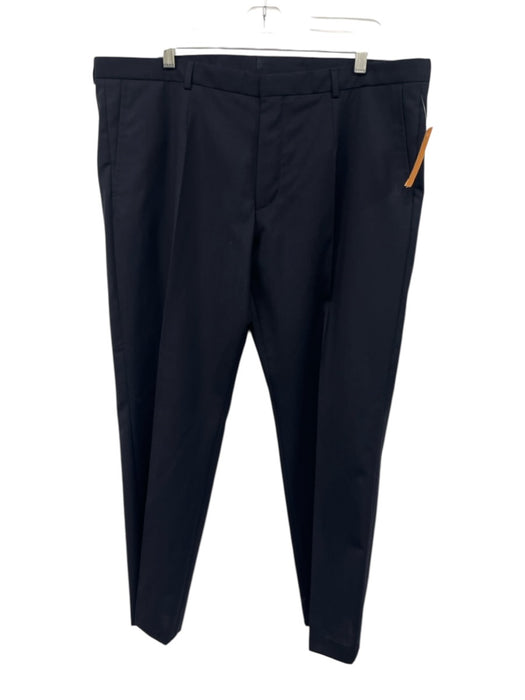 Hugo Boss NWT Size 38 Dark Navy Wool Blend Solid Dress Men's Pants Dark Navy / 38