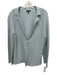 Eileen Fisher Size M Seafoam Green Silk & Cotton Blazer 2 button Cardigan Seafoam Green / M