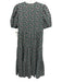 Hyacinth House Size Small Green, Pink, Blue Cotton Short Puff Sleeve Dress Green, Pink, Blue / Small