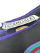 Carlisle Black, Purple & Multi Silk Medal Print Badges Square Satin scarf Black, Purple & Multi / One Size