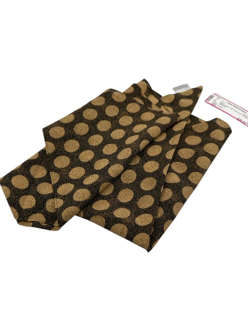 Carlisle Beige & Black Silk Polka Dots Triangle scarf Beige & Black