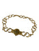 Gucci Gold Tone Metal Push Clasp Double G Chain Belts Gold Tone / 75 cm