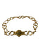 Gucci Gold Tone Metal Push Clasp Double G Chain Belts Gold Tone / 75 cm
