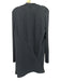 Eileen Fisher Size L Navy Blue Wool Long Sleeve Ribbed Open Cardigan Navy Blue / L