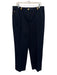 St. John Sport Size 16 Navy Cotton High Rise Pockets Trouser Pants Navy / 16