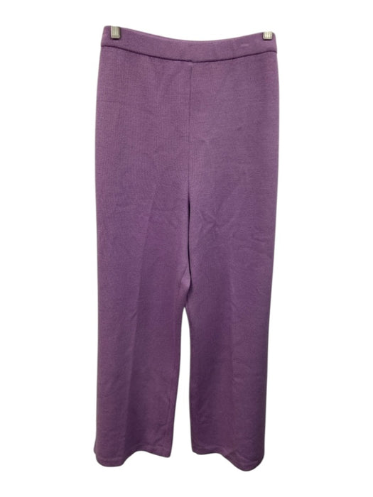 St John Collection Size 14 Lavender Purple Wool Blend Elastic Waist Pants Lavender Purple / 14