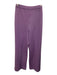 St John Collection Size 14 Lavender Purple Wool Blend Elastic Waist Pants Lavender Purple / 14