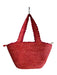 Kate Spade x Target Tomato Red Raffia Top Zipper Bow Detail Double Handle Bag Tomato Red / Large