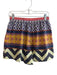 Sanctuary Size XS Multi Polyester All Over Print Stretch Waist Shorts Multi / XS