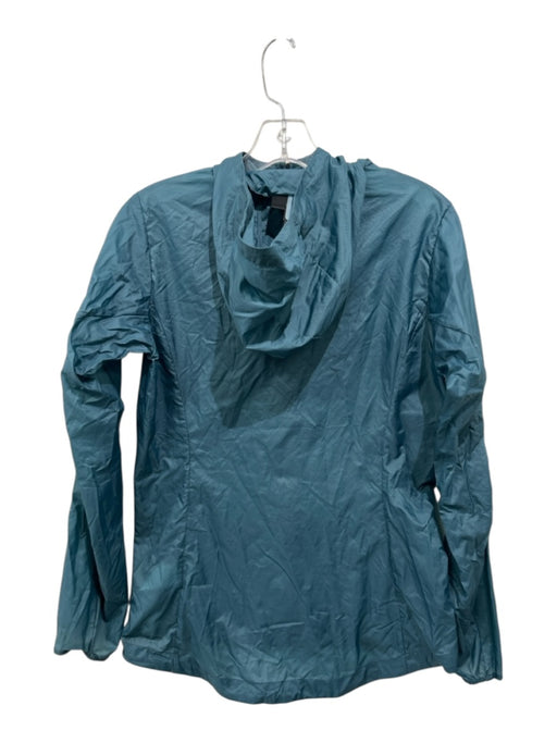 Patagonia Size XS Teal Green Nylon Blend Long Sleeve Zip Front Hood Jacket Teal Green / XS