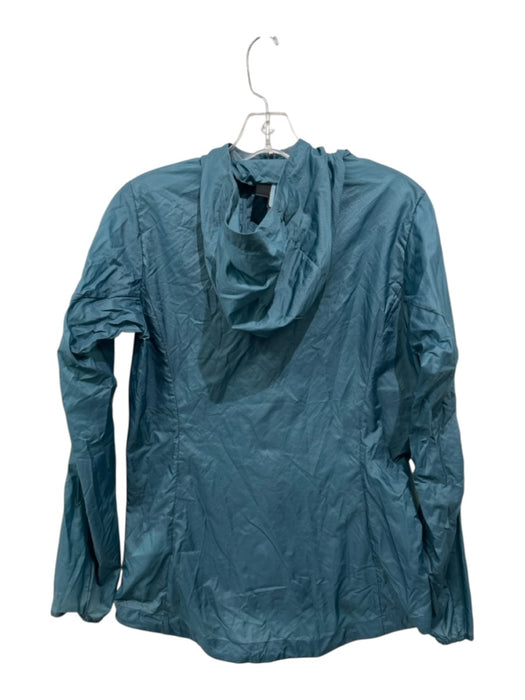 Patagonia Size XS Teal Green Nylon Blend Long Sleeve Zip Front Hood Jacket Teal Green / XS