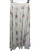 Love Shack Fancy Size M White, Pink & Multi Cotton Yoke Detail Floral Midi Skirt White, Pink & Multi / M