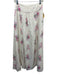 Love Shack Fancy Size M White, Pink & Multi Cotton Yoke Detail Floral Midi Skirt White, Pink & Multi / M