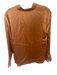 Catherine Gee Size XS Burnt Orange Silk Satin Long Sleeve V Neck Top Burnt Orange / XS