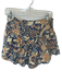 Mother Size 29 Navy & Tan Cotton & Elastane Ruffle Floral Mini Skirt Navy & Tan / 29