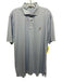 Holderness & Bourne Size XL Light Blue & White Synthetic Striped Short Sleeve Light Blue & White / XL