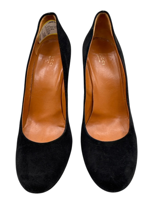 Gucci Shoe Size 41 Black & Brown Suede Platform Stiletto Heel Pumps Black & Brown / 41