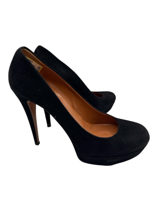 Gucci Shoe Size 41 Black & Brown Suede Platform Stiletto Heel Pumps Black & Brown / 41