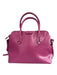 Lauren Ralph Lauren Pink Saffiano Leather Zip Top Multiple Straps Bag Pink