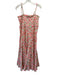 J. Crew Size L Multi Cotton Tie Shoulder Floral Smocked Bodice Maxi Dress Multi / L