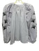 The Shirt Rochelle Behrens Size M Purple Cotton Button Front Embroidered Top Purple / M