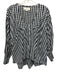 House Of Lacuna Size M/L Black & White No Fabric Tag Gingham Button Front Top Black & White / M/L