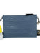 Gianni Chiarini Blue & Multi Leather Croc Embossed Crossbody Zip closure Bag Blue & Multi / S