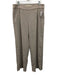 Marie Oliver Size L Beige Polyester Side Zip Textured High Rise Wide Leg Pants Beige / L