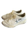 Golden Goose Shoe Size 37 White Silver Detail Round Toe Lace Up Sneaker Shoes White / 37