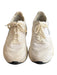 Golden Goose Shoe Size 37 White Silver Detail Round Toe Lace Up Sneaker Shoes White / 37