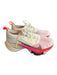 Nike Shoe Size 7 White, Pink & Multi Fabric Almond Toe lace up Low Top Shoes White, Pink & Multi / 7